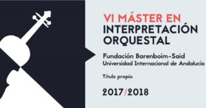VI Máster en Interpretación Orquestal