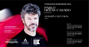 Pablo Heras-Casado dirige a la orquesta de la Fundación Barenboim-Said