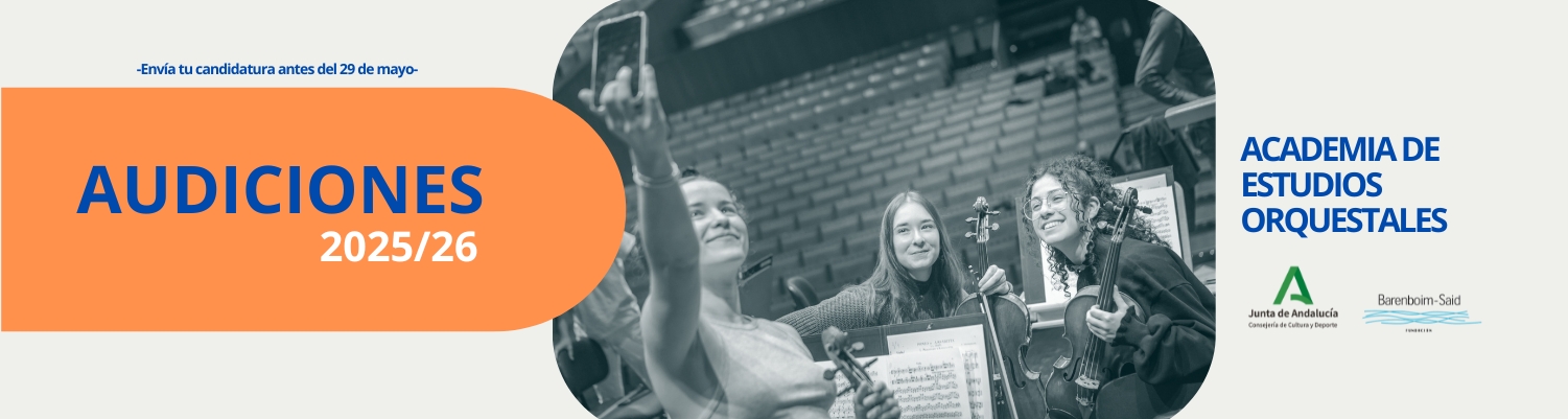 Audiciones Academia de Estudios Orquestales 2025/26